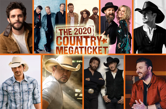 Country Megaticket (Includes Tickets To All Performances) at Sunlight Supply Amphitheater