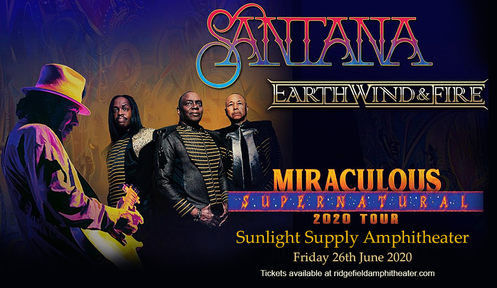 Santana & Earth, Wind and Fire Tickets 25th June Sunlight Supply