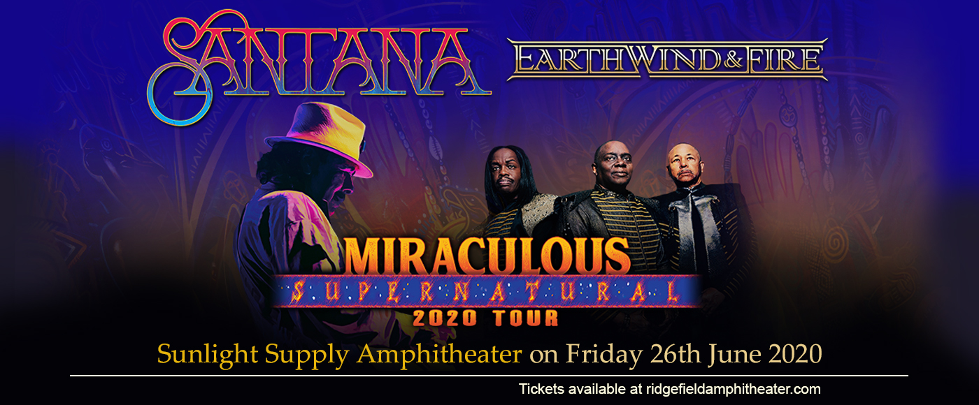 Santana & Earth, Wind and Fire at Sunlight Supply Amphitheater tickets Santana & Earth, Wind and Fire at Sunlight Supply Amphitheater