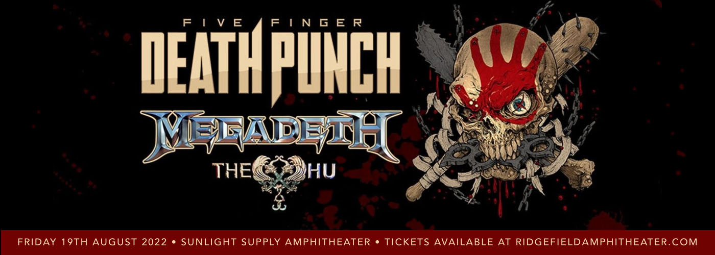Five Finger Death Punch, Megadeth & The Hu at Sunlight Supply Amphitheater