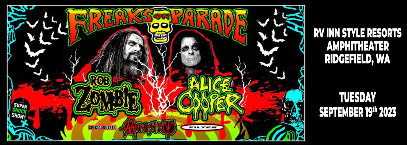 Rob Zombie & Alice Cooper at Sunlight Supply Amphitheater
