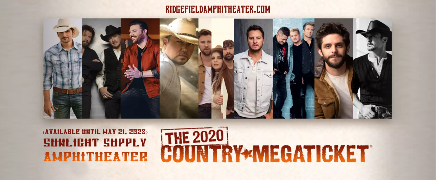 Country Megaticket (Includes Tickets To All Performances) at Sunlight Supply Amphitheater