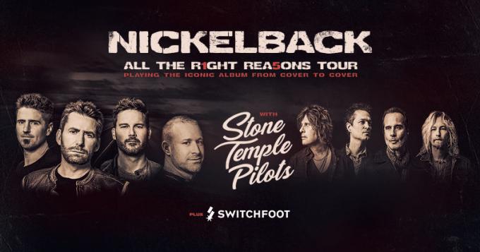 Nickelback, Stone Temple Pilots & Switchfoot [CANCELLED] at Sunlight Supply Amphitheater