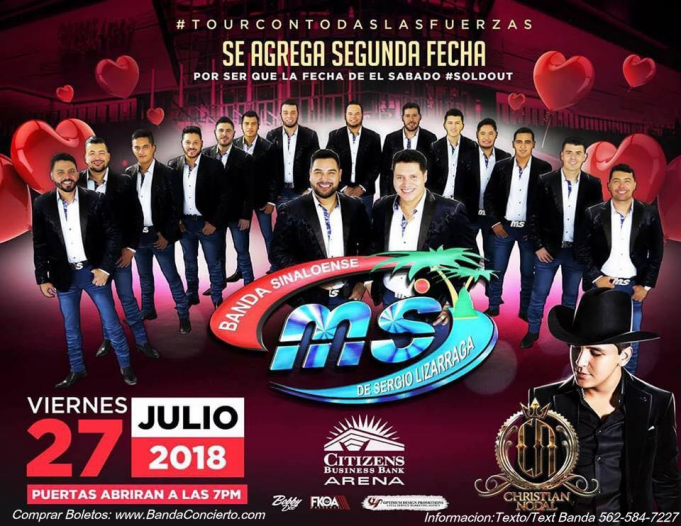 Banda MS [CANCELLED] at Sunlight Supply Amphitheater