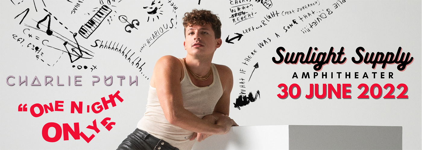 Charlie Puth at Sunlight Supply Amphitheater tickets Charlie Puth at Sunlight Supply Amphitheater