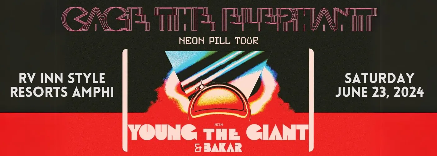 Cage The Elephant, Young The Giant &amp; Bakar