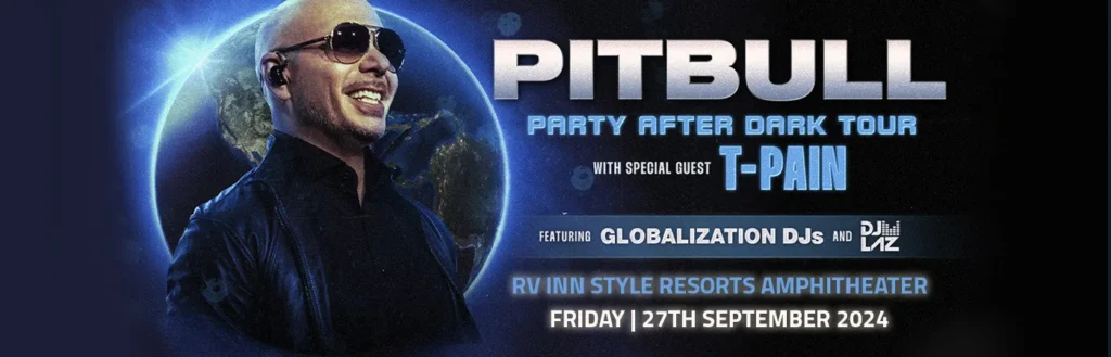 Pitbull at RV Inn Style Resorts Amphitheater