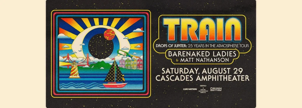 Train at Cascades Amphitheater - WA